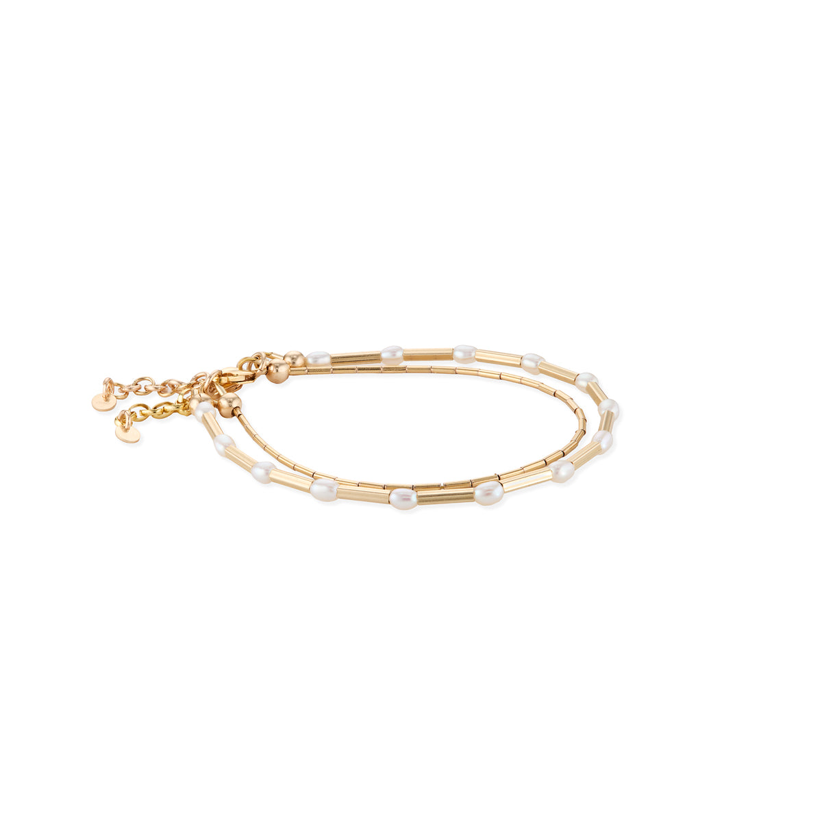 14kt GoldFill/Pearl Renew Double Bracelet