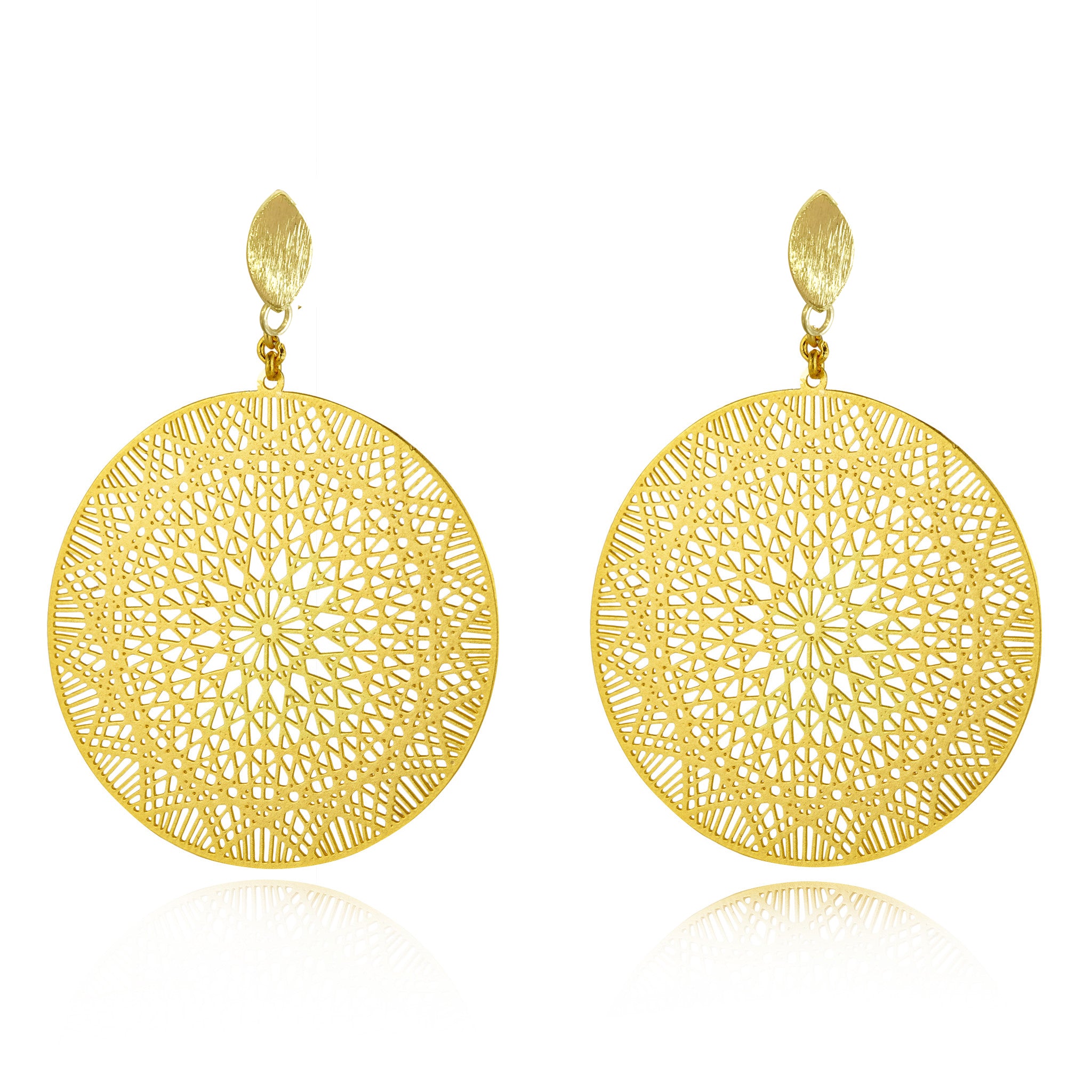Moroccan Disc Earrings