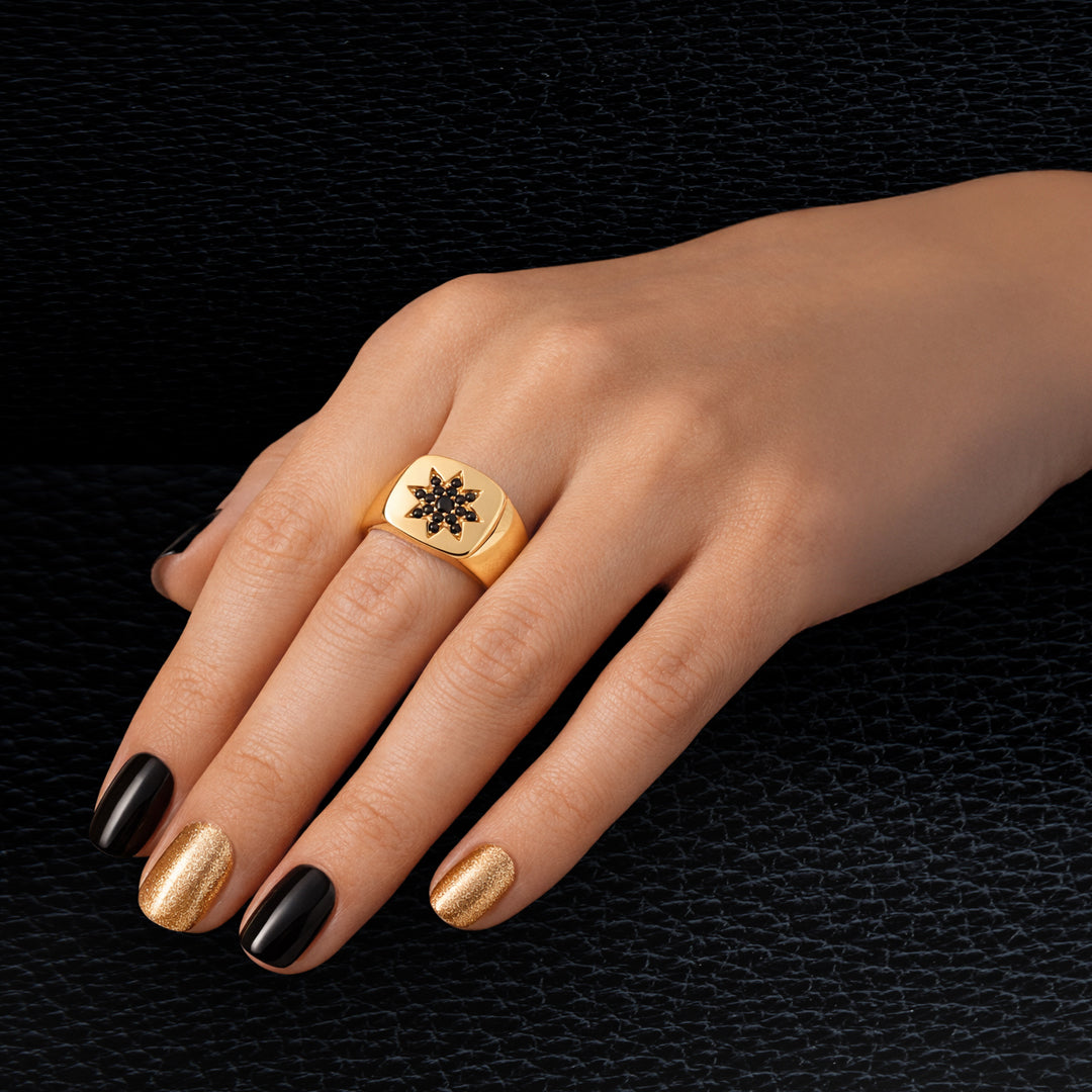 Starburst Ring - Vermeil/Cubic Zirconia