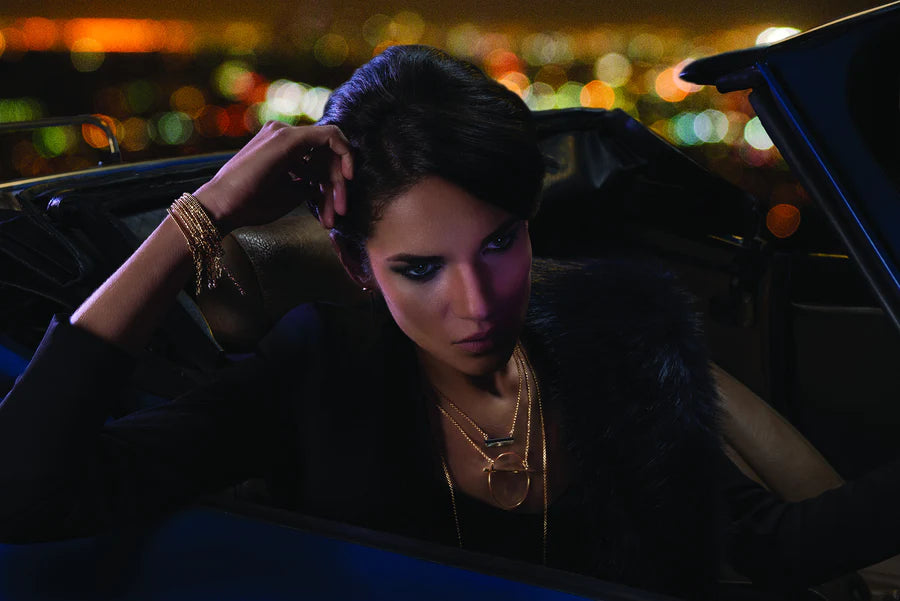 Intersect Gold Pendant