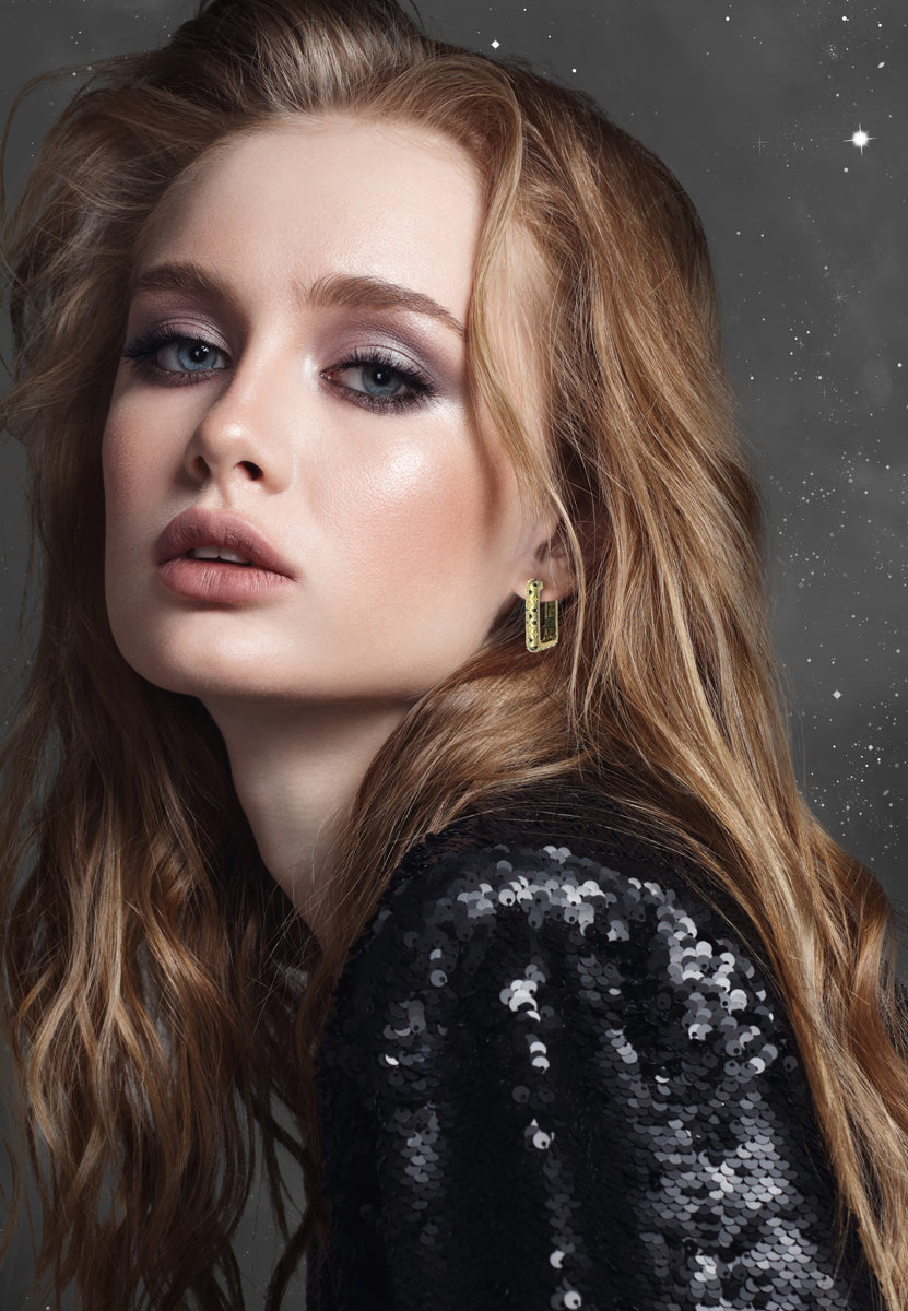 Starry Night Earrings - Vermeil/Cubic Zirconia