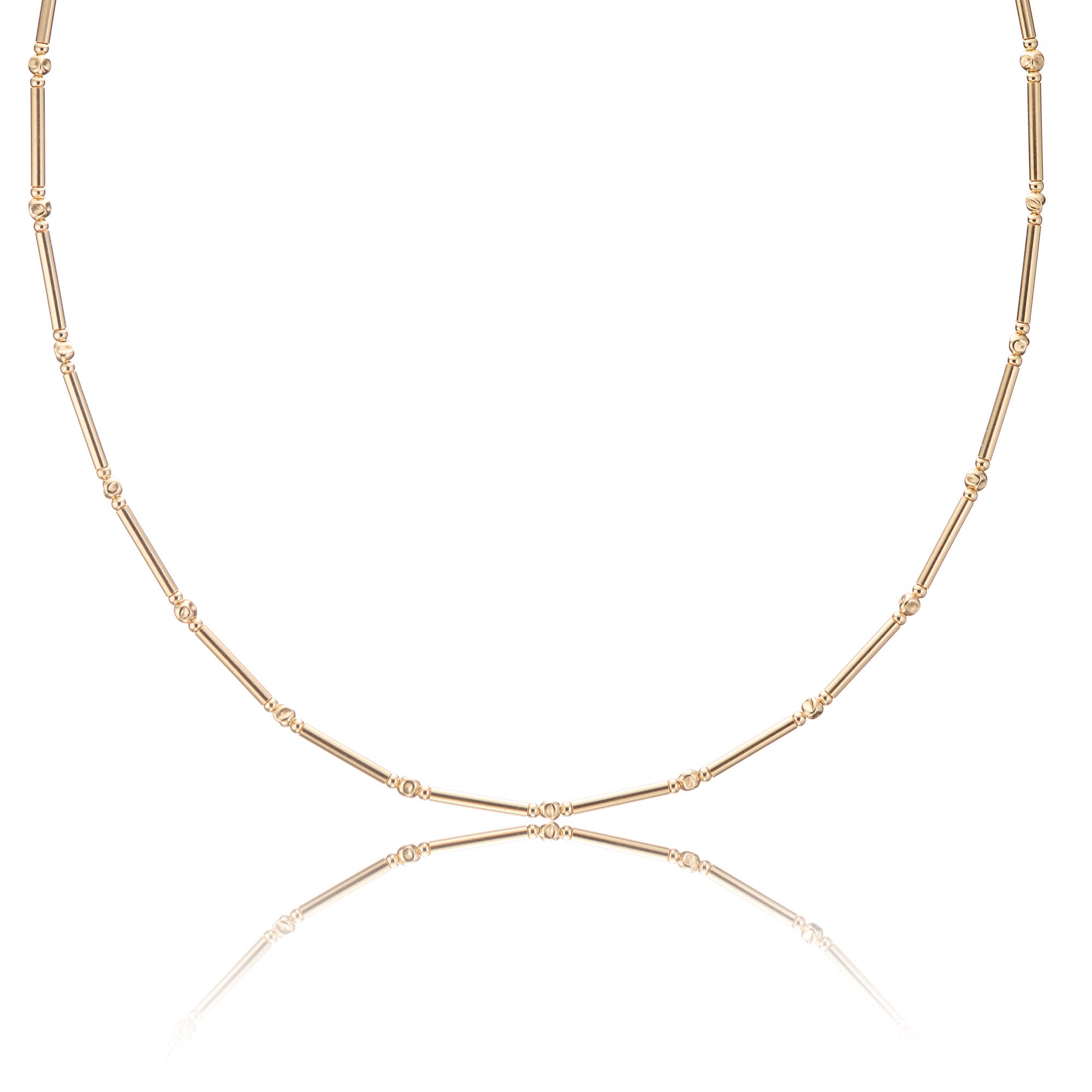 14kt GoldFill Molten Necklace