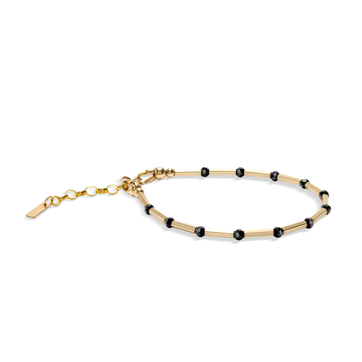 Nightsky Linear Bracelet -14kt GoldFill/Spinel