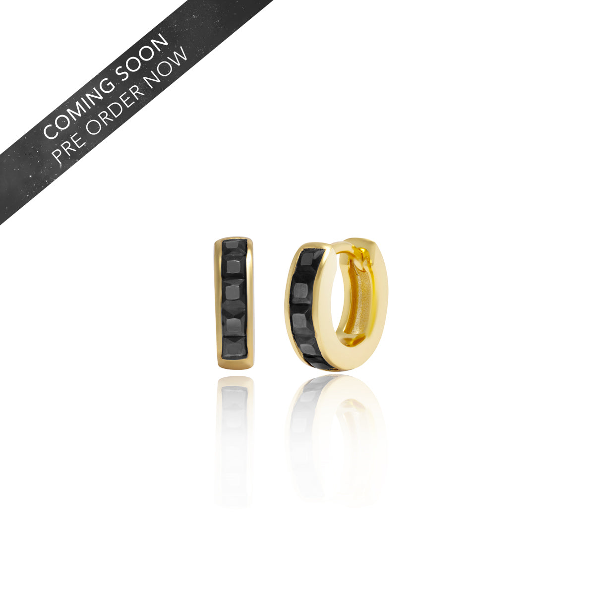 Starlight Huggies - Vermeil/Cubic Zirconia