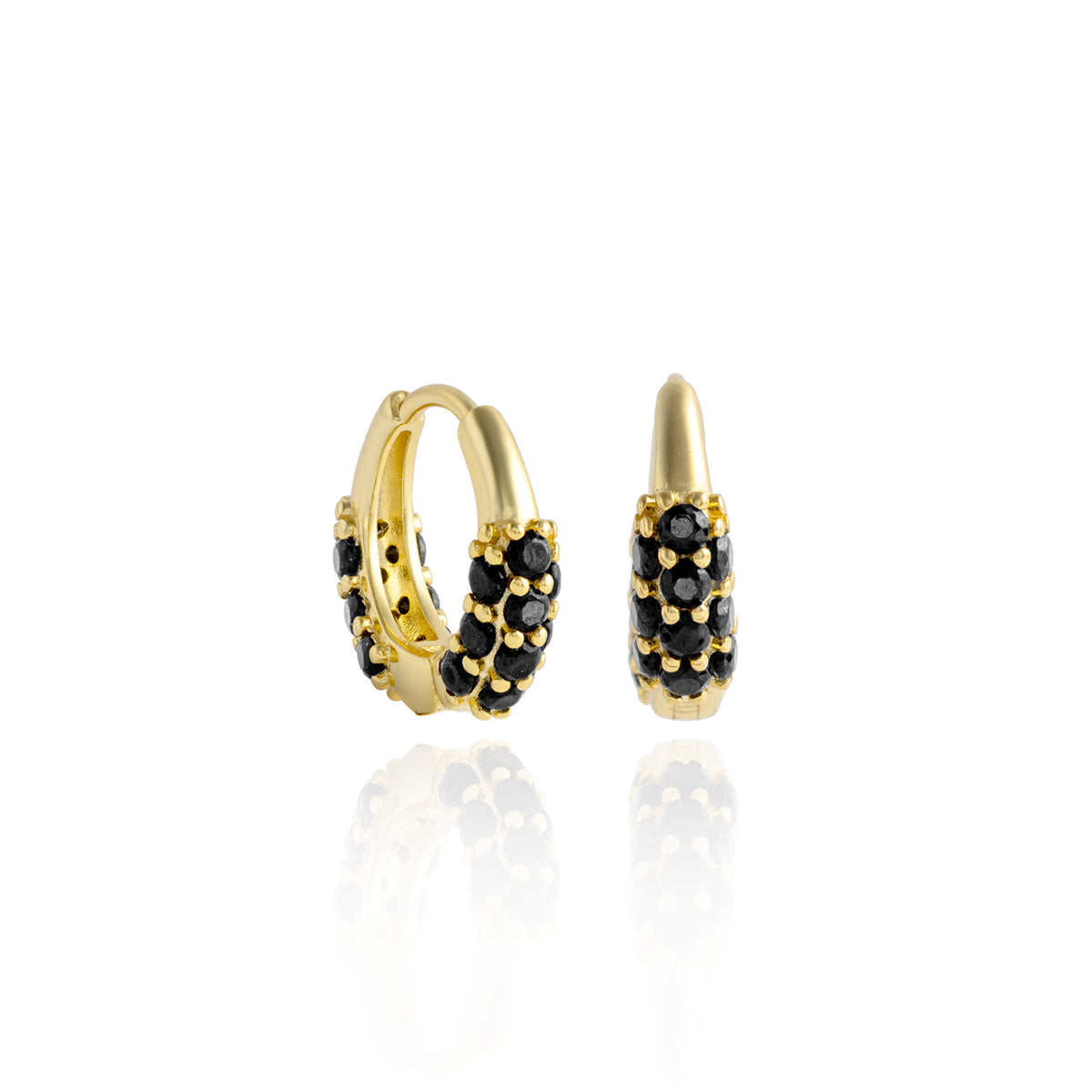 Constellation Mini Hoops - Vermeil/Cubic Zirconia