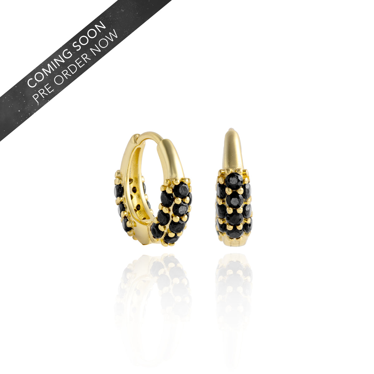Constellation Mini Hoops - Vermeil/Cubic Zirconia