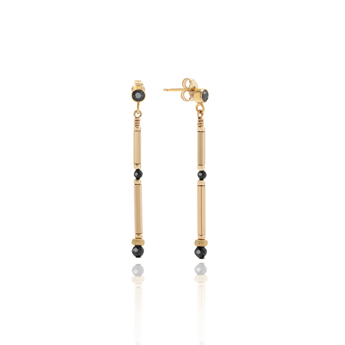Nightsky Sparkle Earrings - 14kt GoldFill/Spinel Gemstones