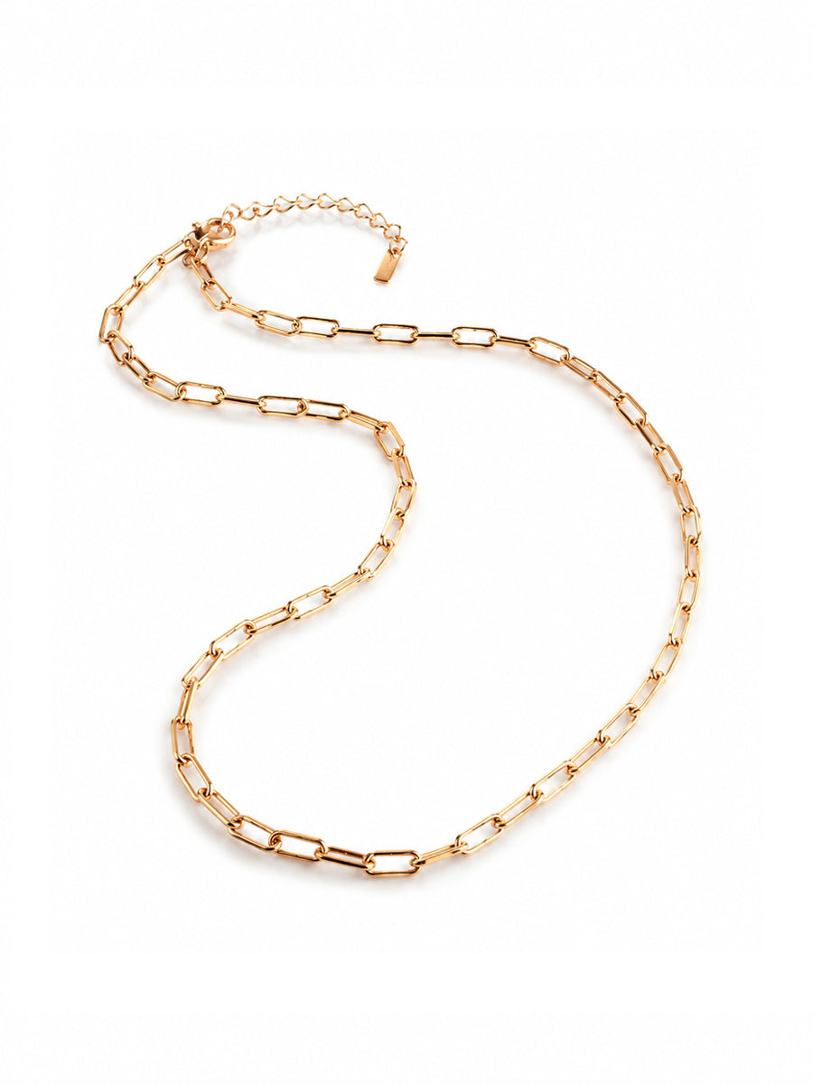 14kt GoldFill Paperclip Minimals Chain Necklace