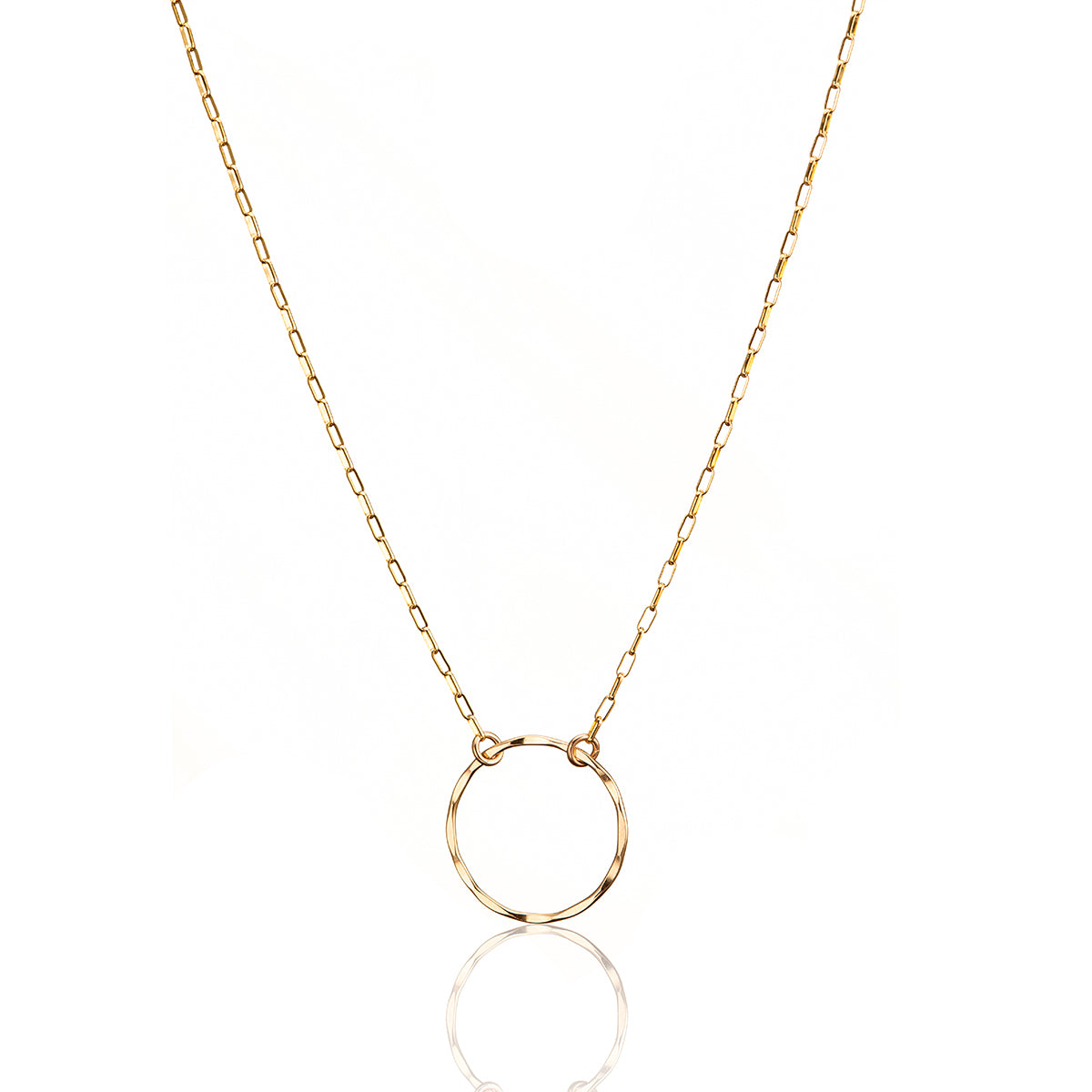 14kt GoldFill Textured Ring Pendant