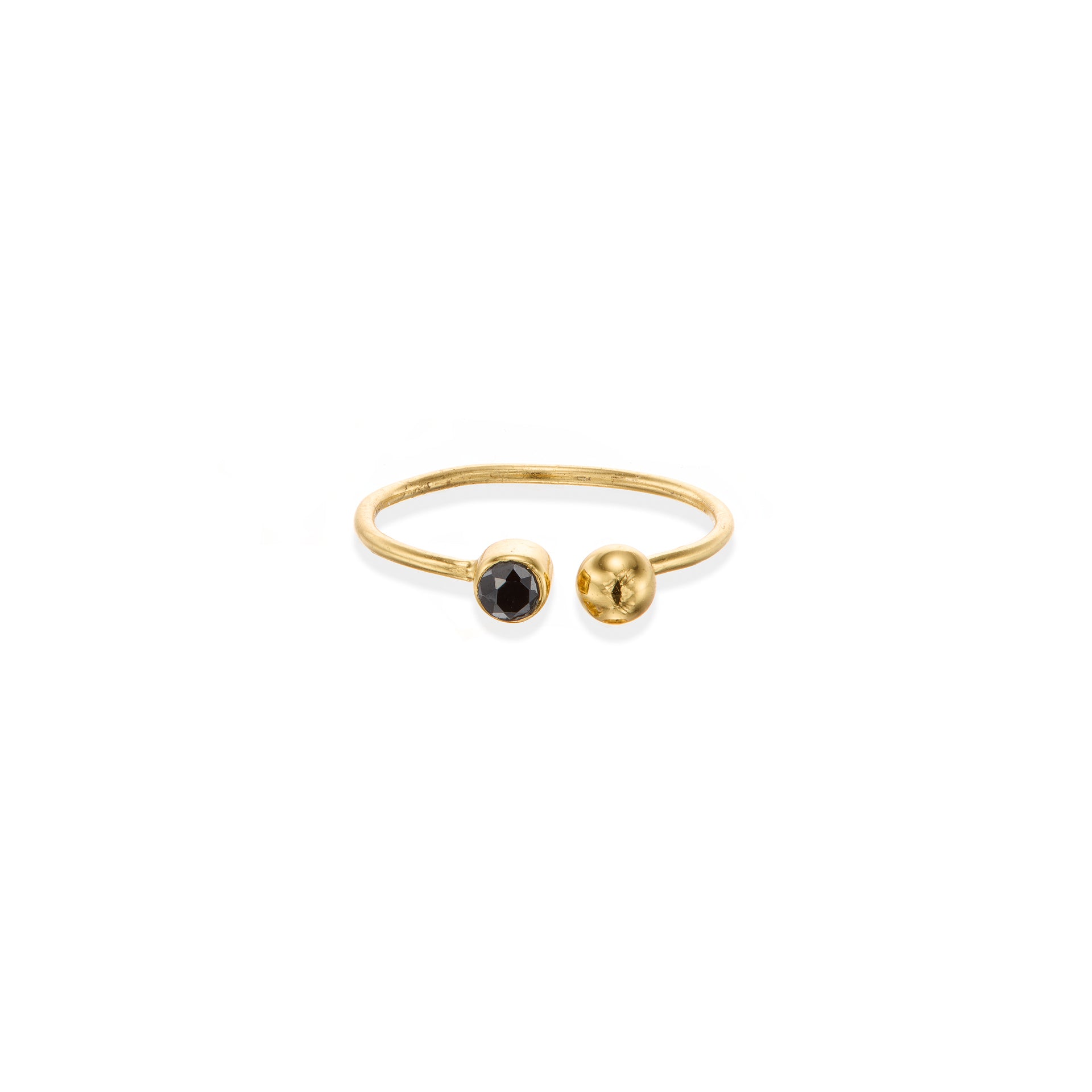 Orbit Ring - Vermeil/Cubic Zirconia