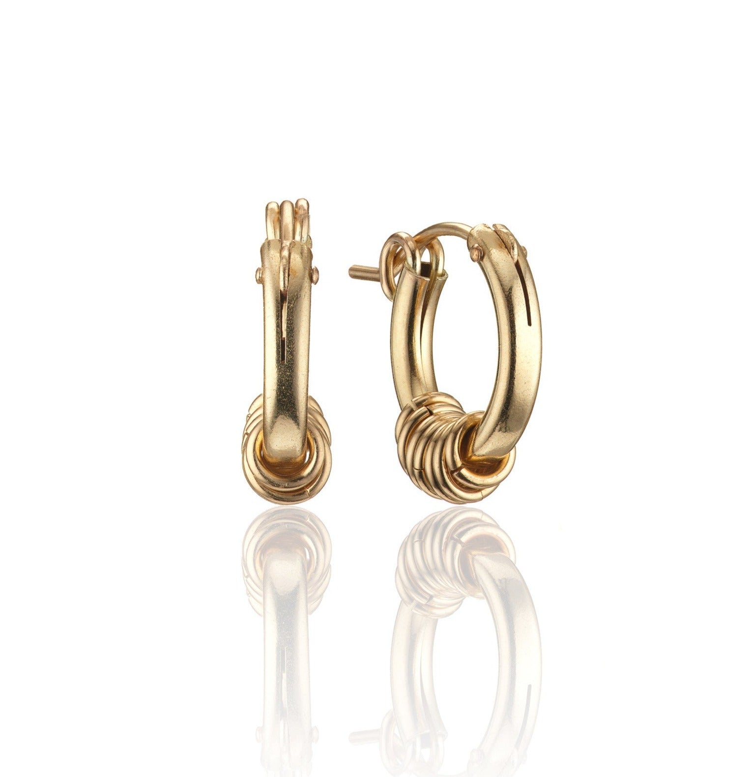 14kt GoldFill Infinity Huggies