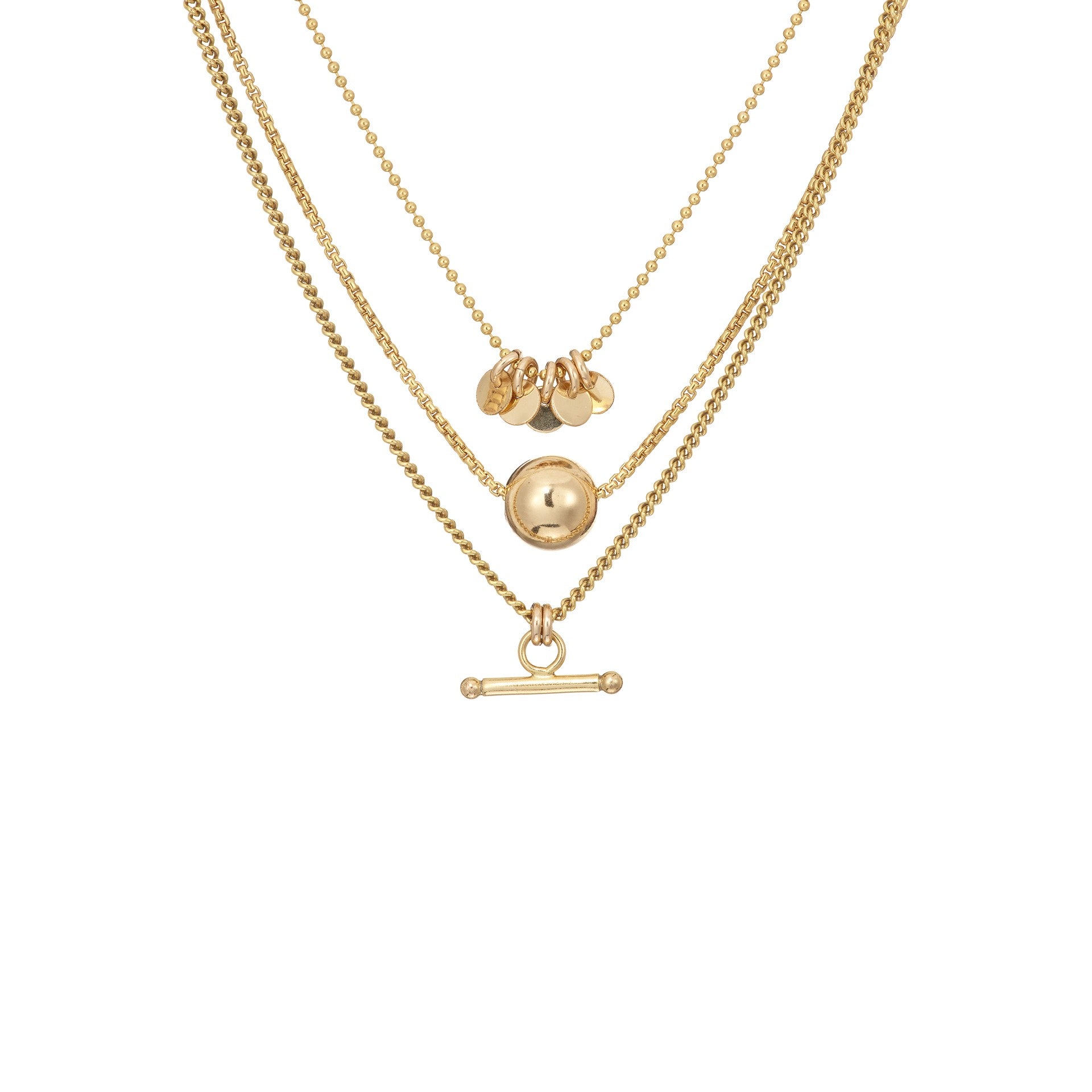 14kt GoldFill Minimalist Ball Pendant