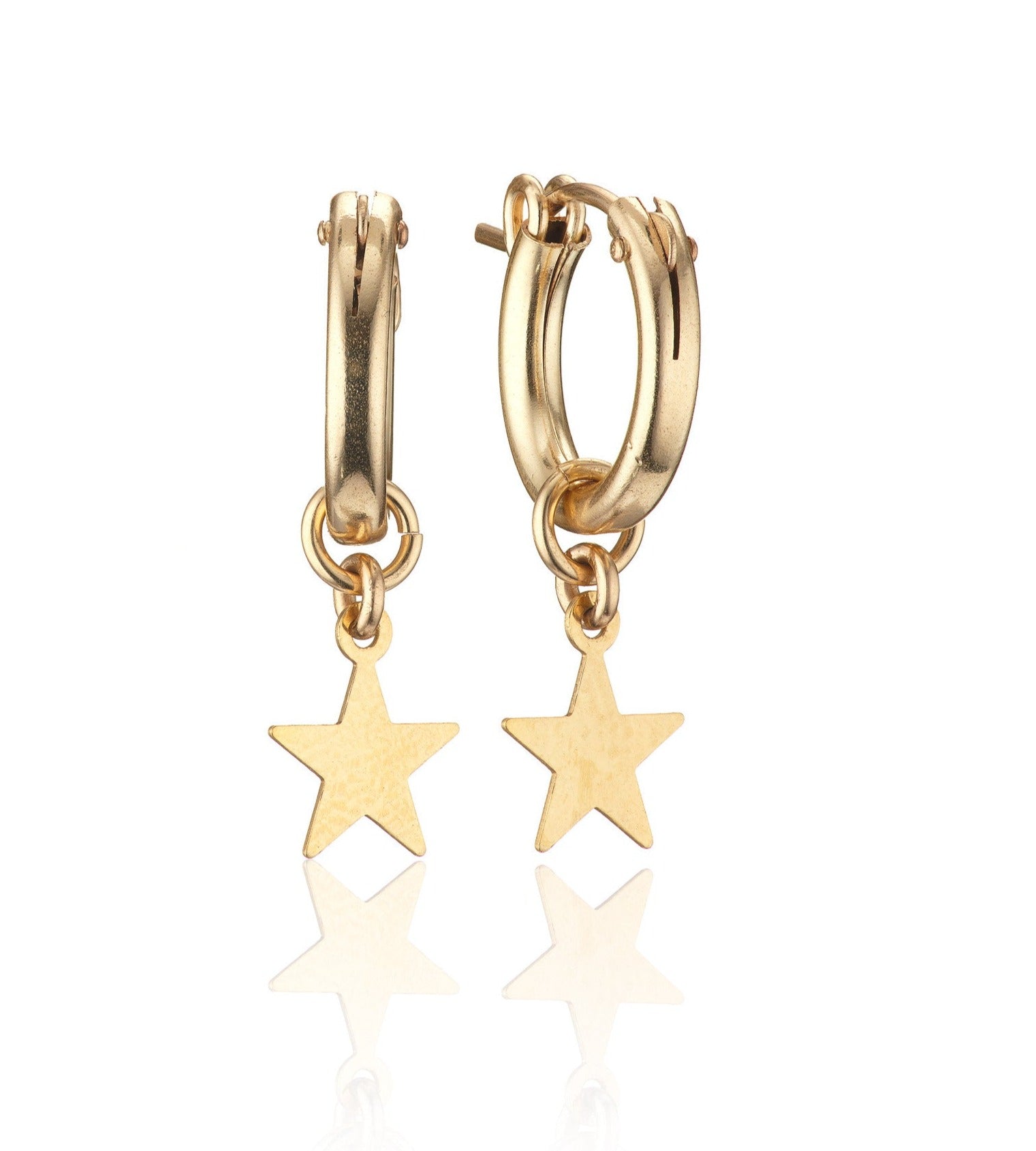 14ktGoldFill Star Huggies