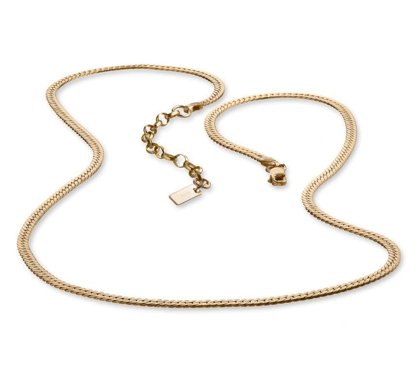 14kt Goldfill Herringbone Stacking Chain