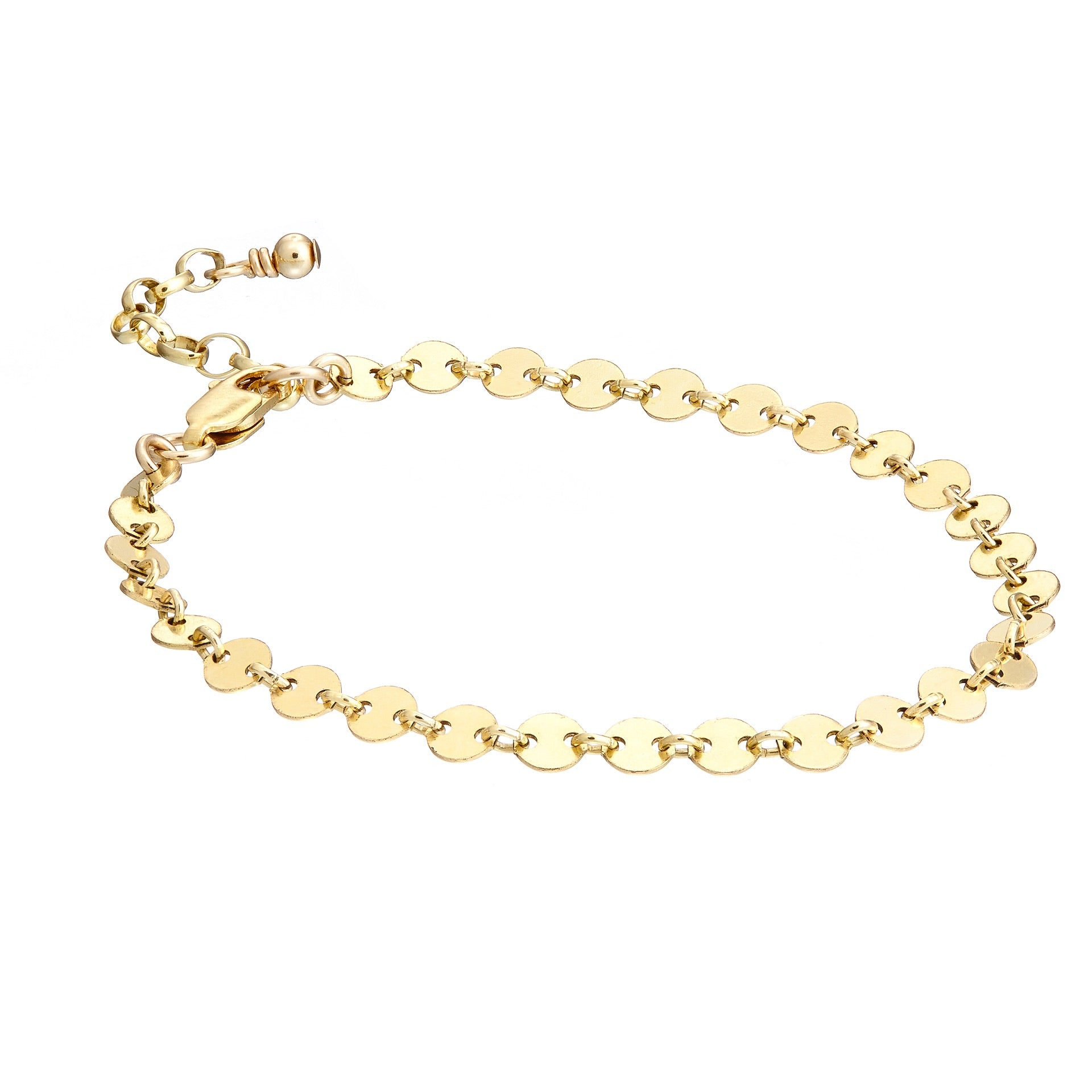 14kt GoldFill Celestial Disc Bracelet