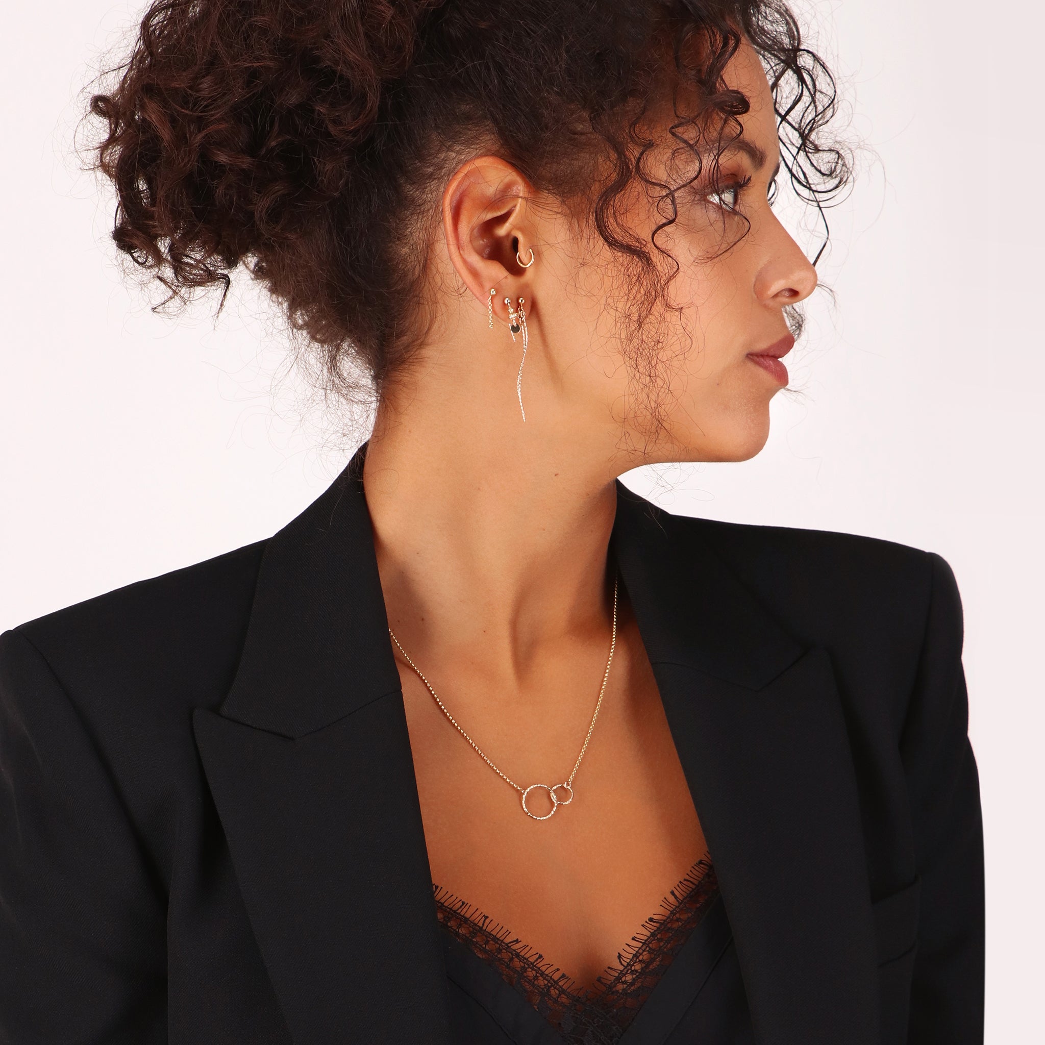 14kt GoldFill Mini Diverge Earrings