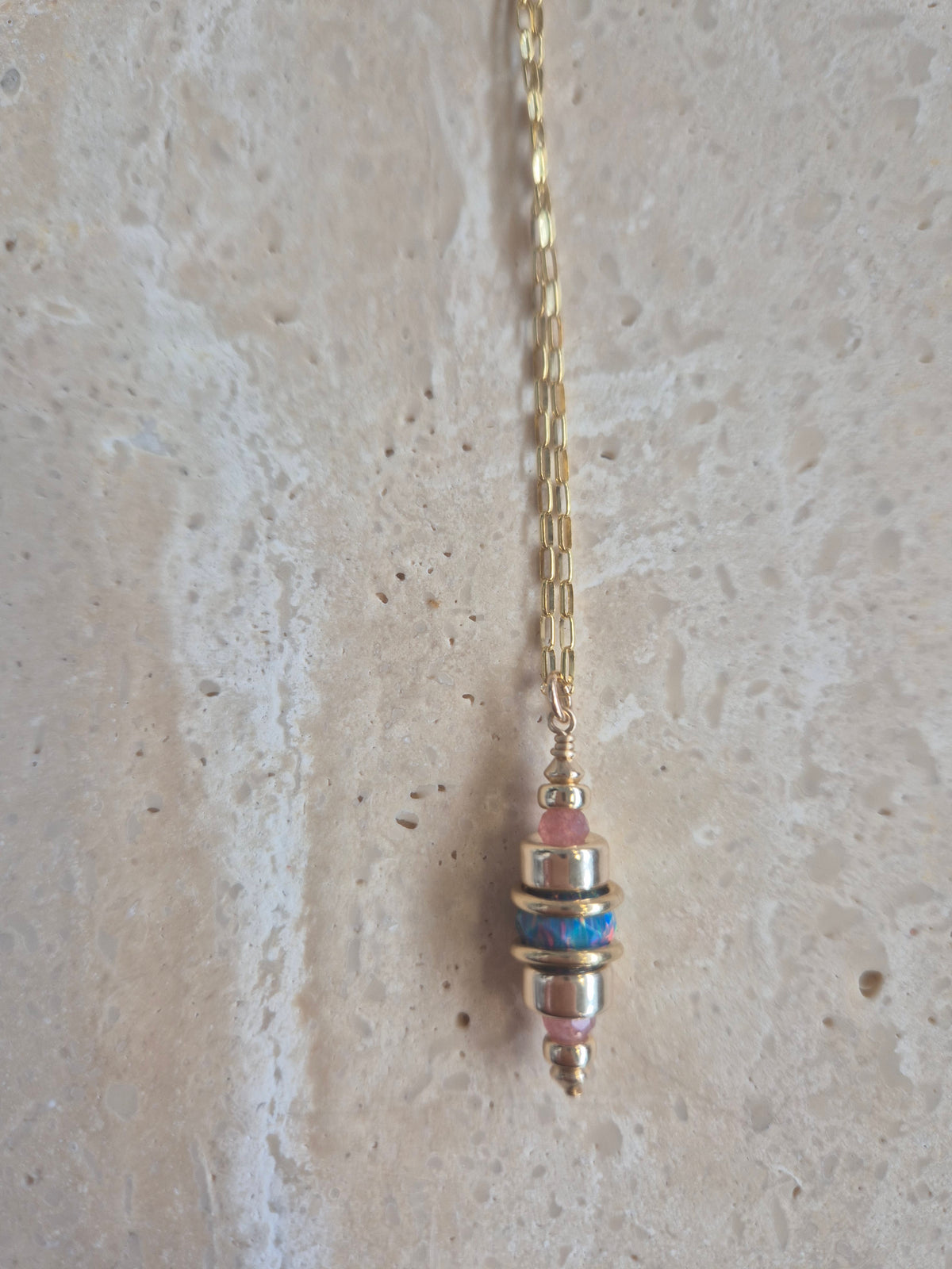 14kt GoldFill/Opal Byzantium Orbit Pendant