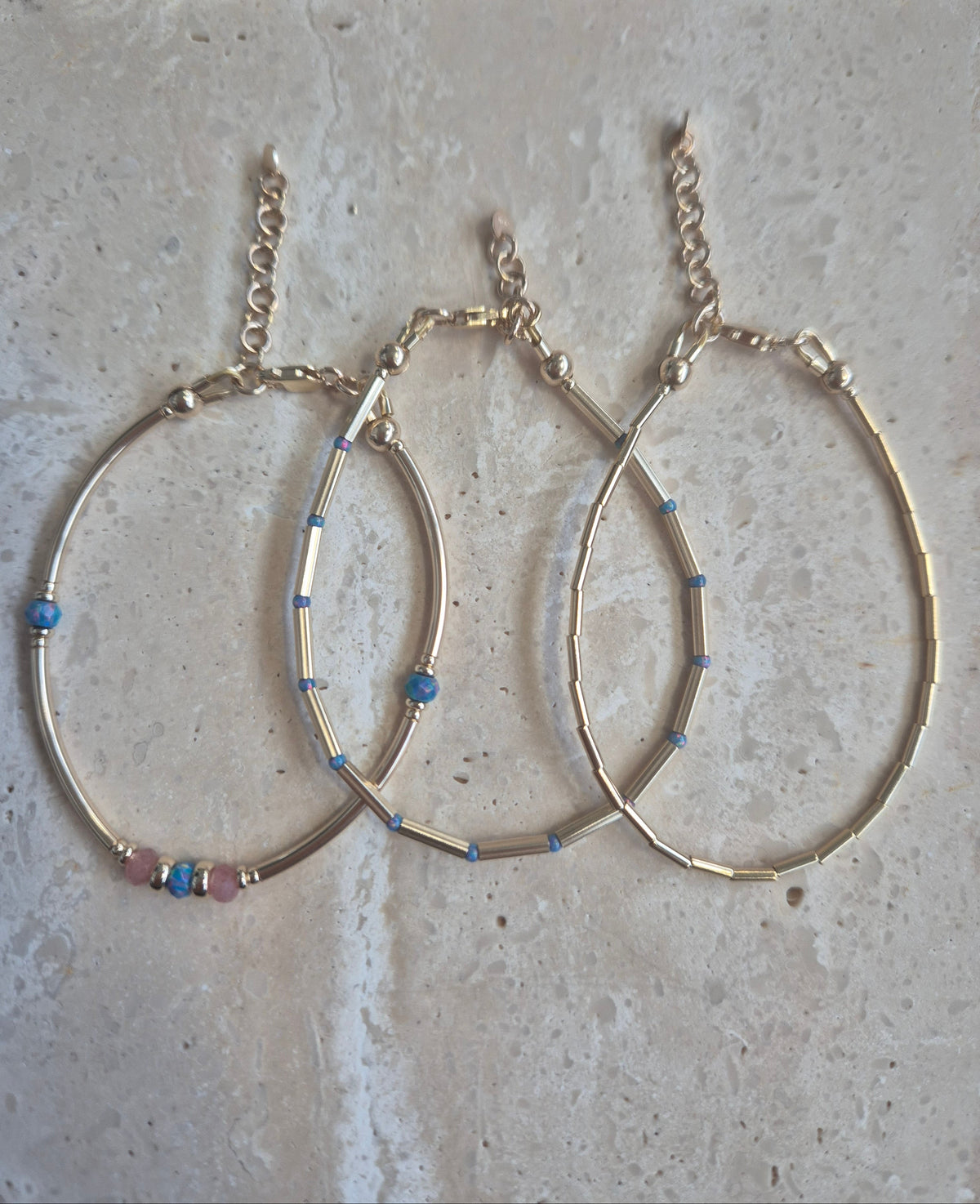 14kt GoldFill/Opal Byzantium Thread Bracelet