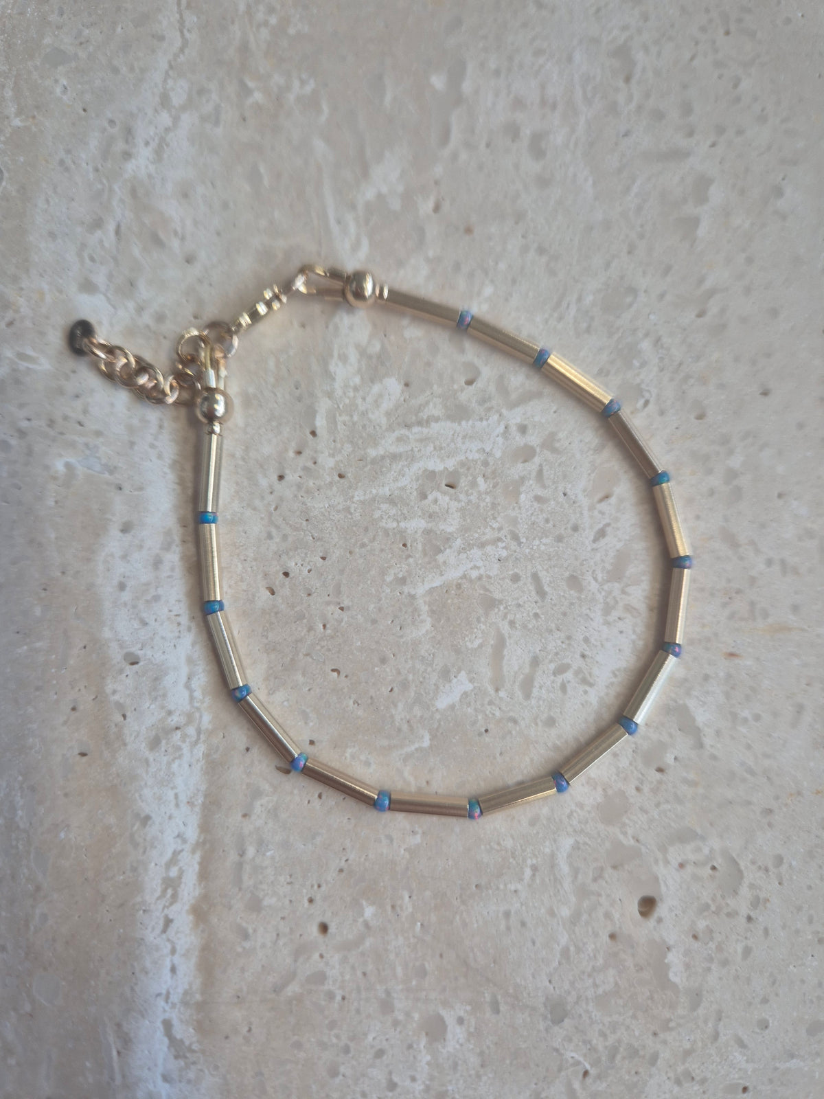 14kt GoldFill/Opal Byzantium Linear Bracelet