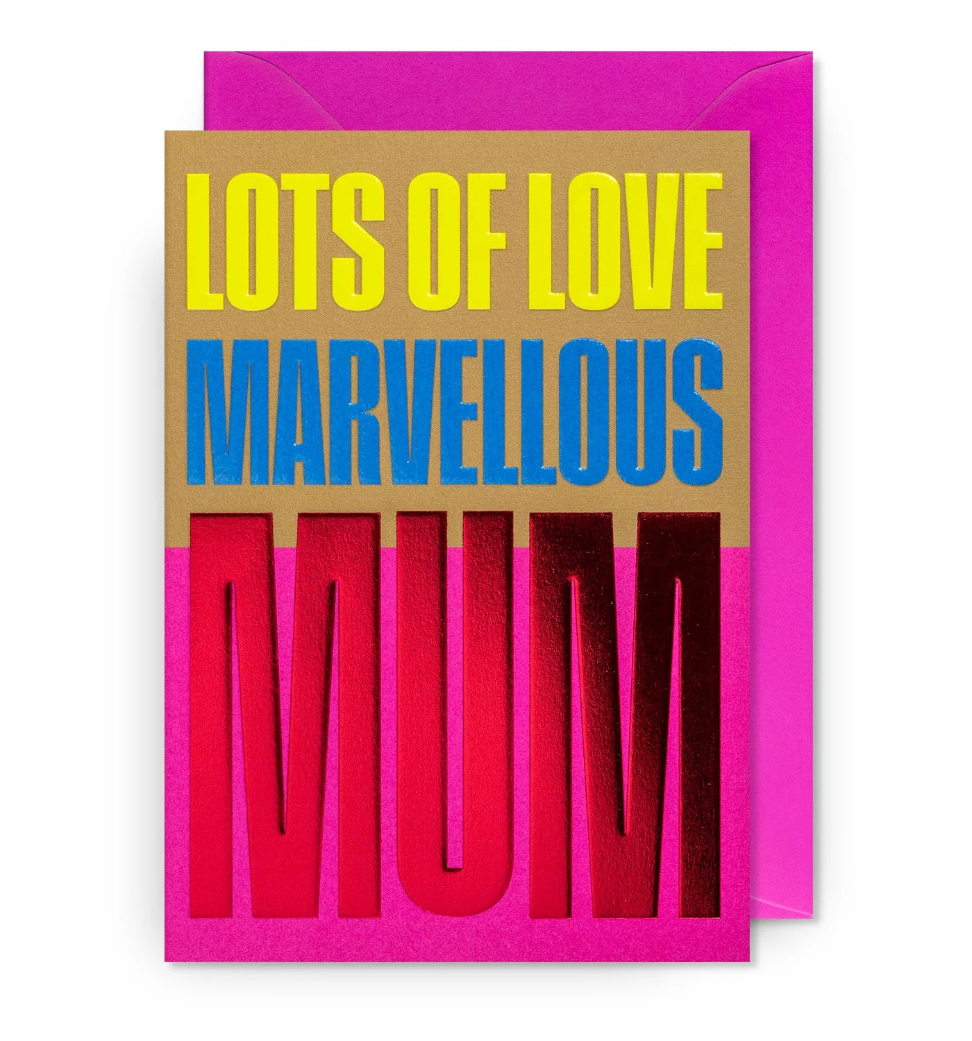'Lots Of Love Marvellous Mum' Card