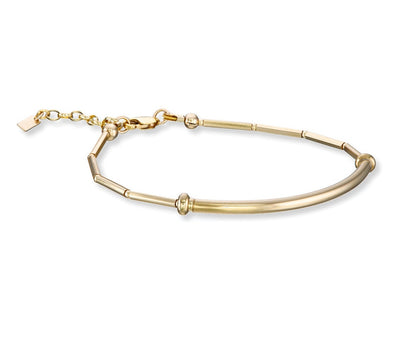 14kt GoldFill Crescent Linear Bracelet