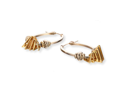 14kt GoldFill Woven Shape Hoops