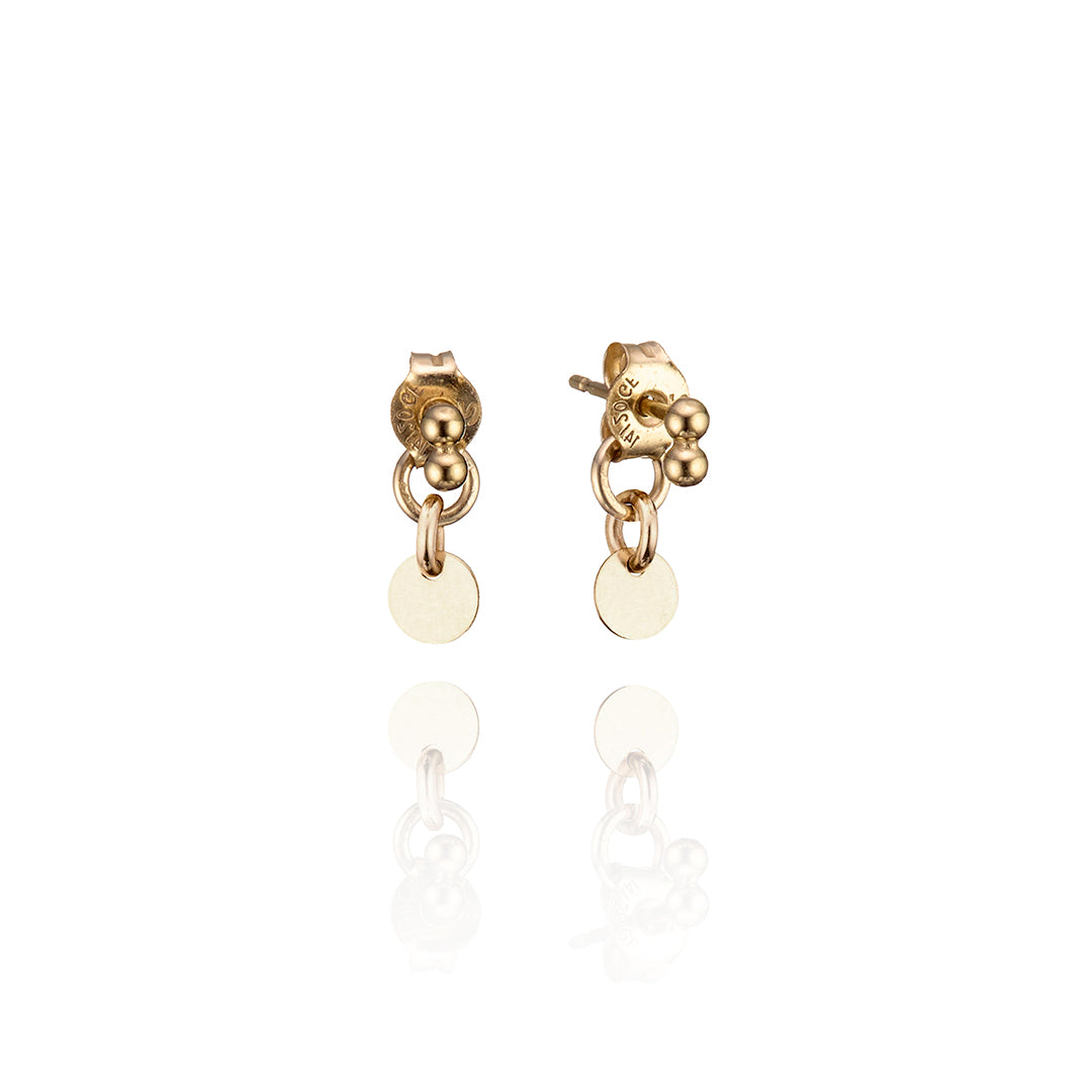 14kt GoldFill Tiny Backdrop Studs