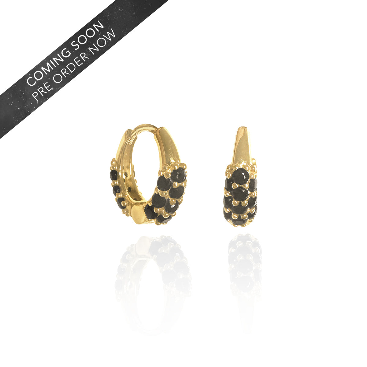 Constellation Mini Hoops - Vermeil/Cubic Zirconia