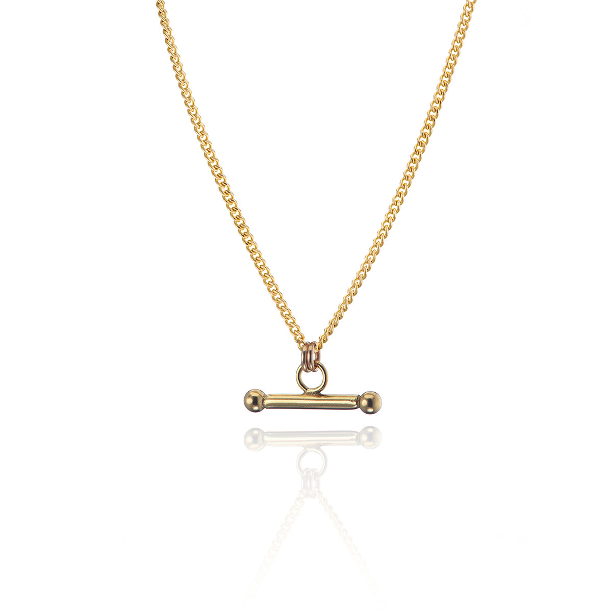 14kt GoldFill TBar Necklace