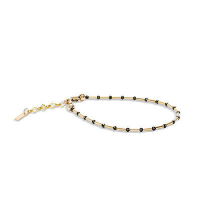 Nightsky Linear Bracelet -14kt GoldFill/Spinel