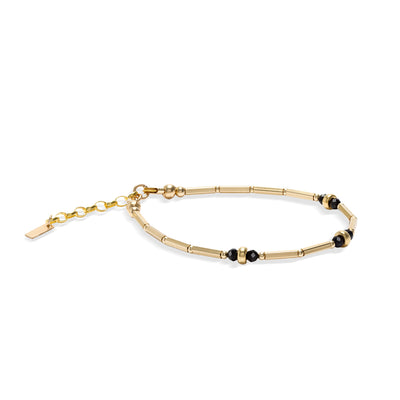 Nightsky Rondelle Bracelet - 14kt GoldFill/Spinel