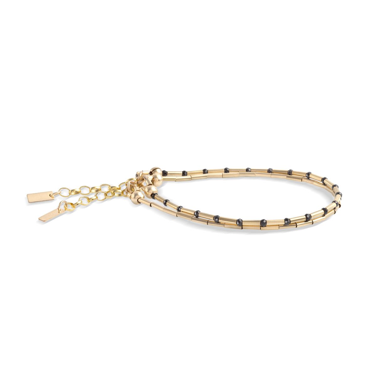 Nightsky Bracelets / Double -14kt GoldFill/Spinel