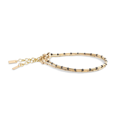 Nightsky Bracelets / Double -14kt GoldFill/Spinel