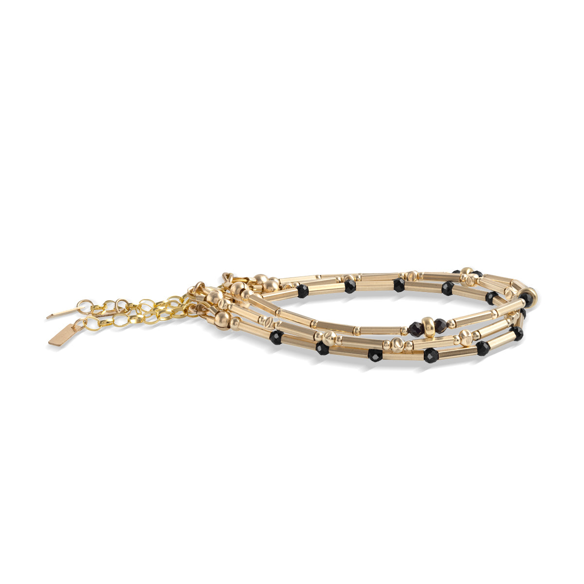 Nightsky Bracelets / Triple -14kt GoldFill/Spinel