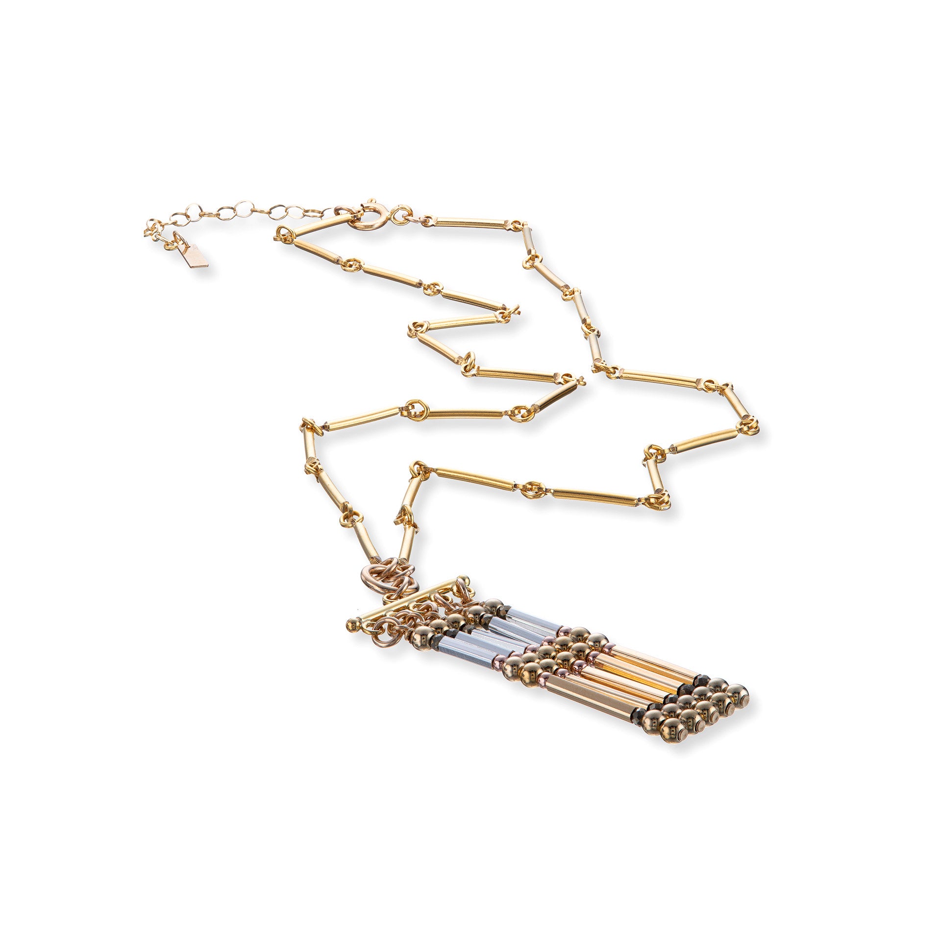 14kt GoldFill Woven Statement Pendant