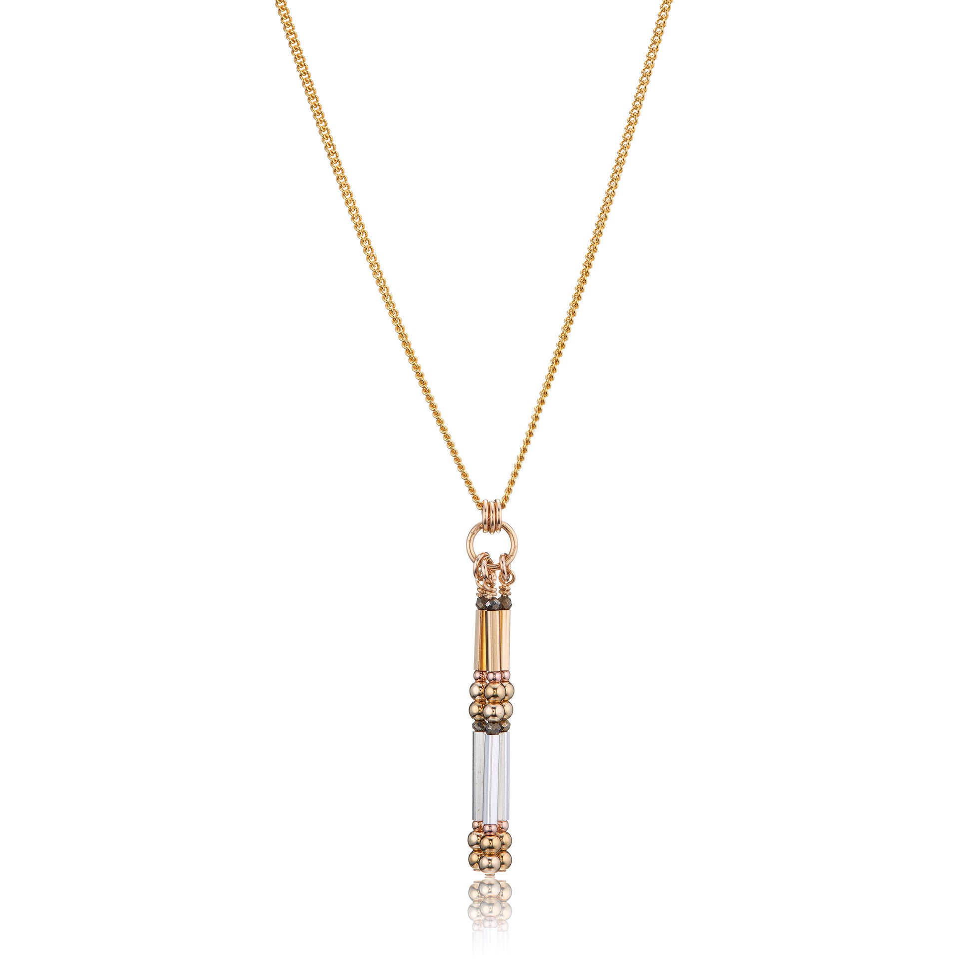 14kt GoldFill Bobbin Pendant