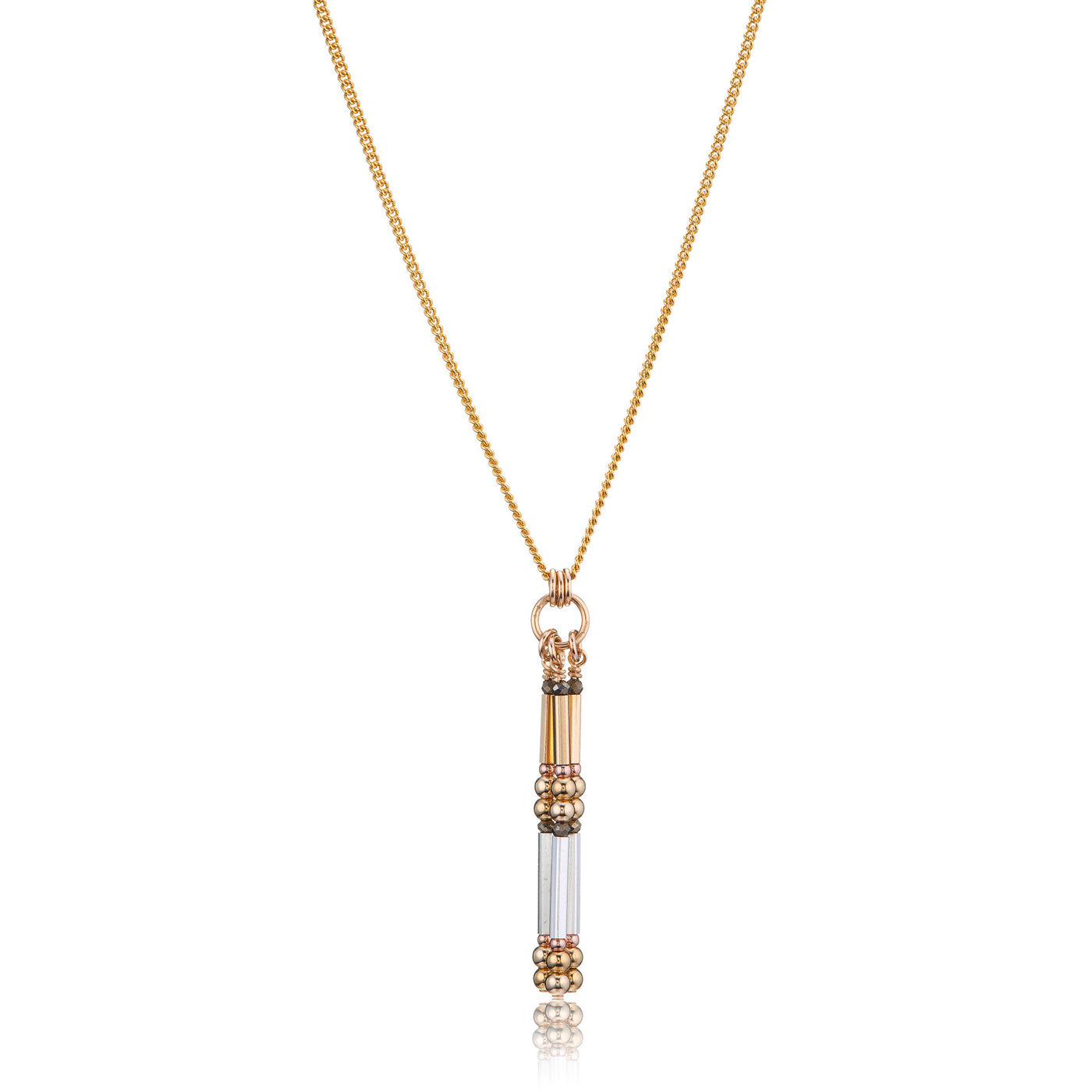 14kt GoldFill Bobbin Pendant - 4 colours