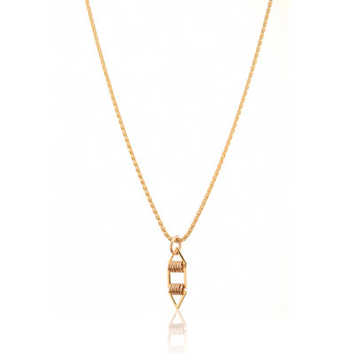 14kt GoldFill Shuttle Pendant