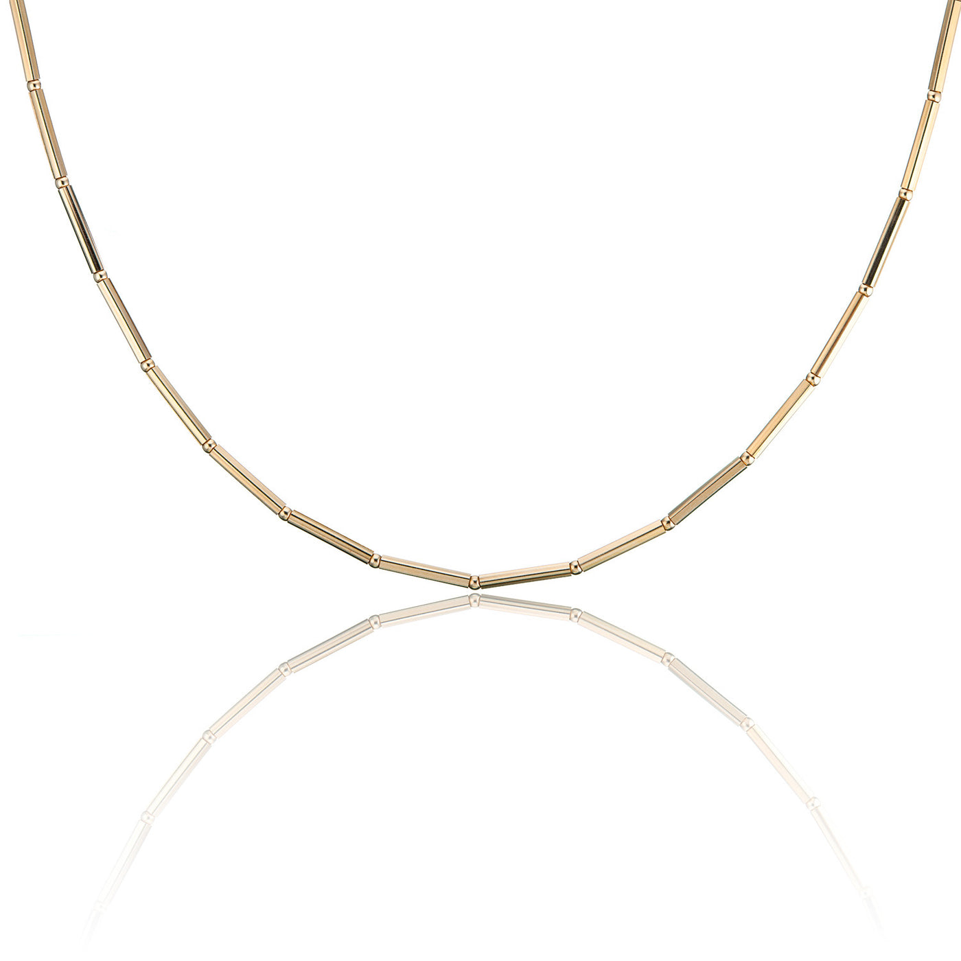 14kt GoldFill Linear Necklace New