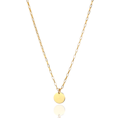 14kt GoldFill Disc Necklace/Link