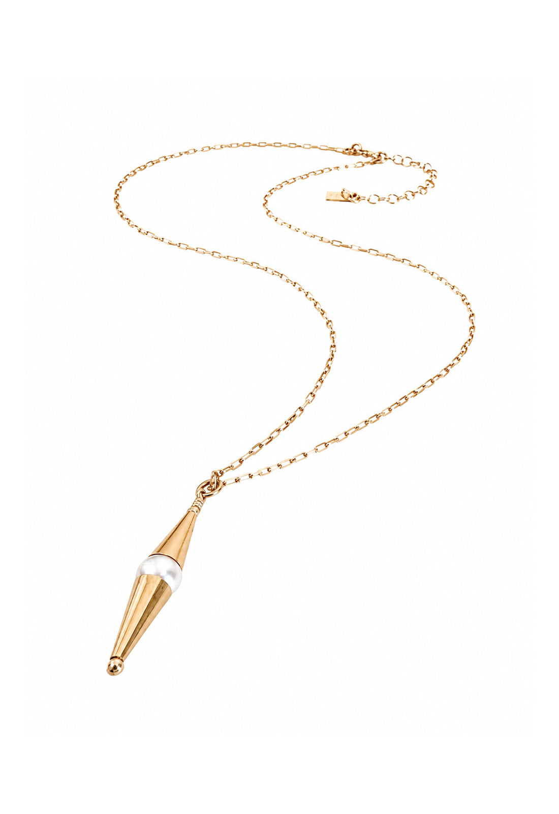 14Kt Goldfill/Pearl Cylinder Pendant