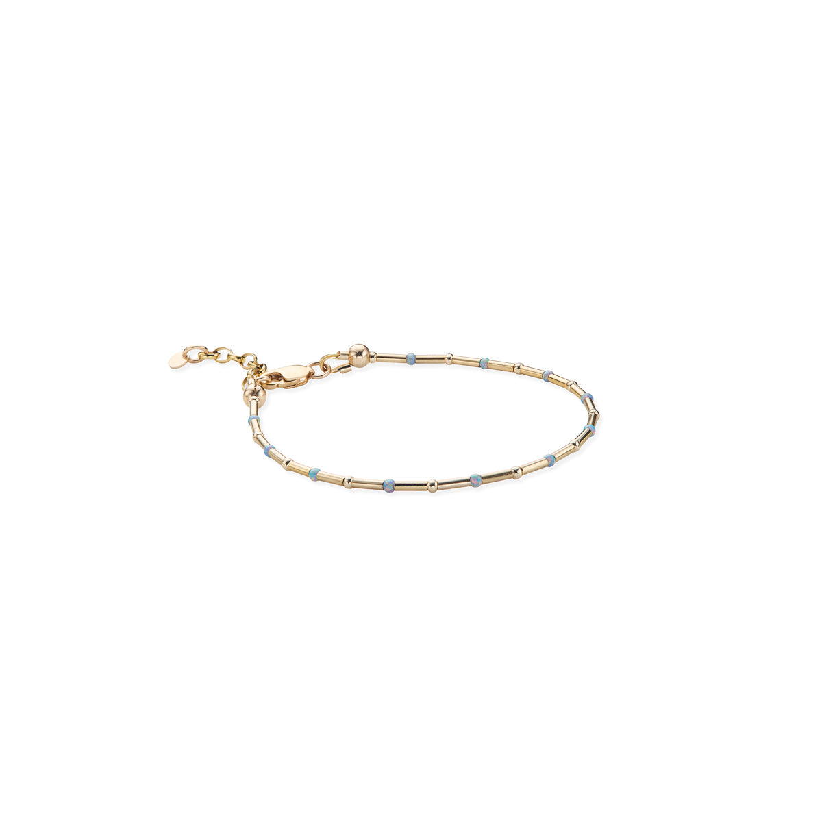 14kt GoldFill/Opal Storm Thread Bracelet