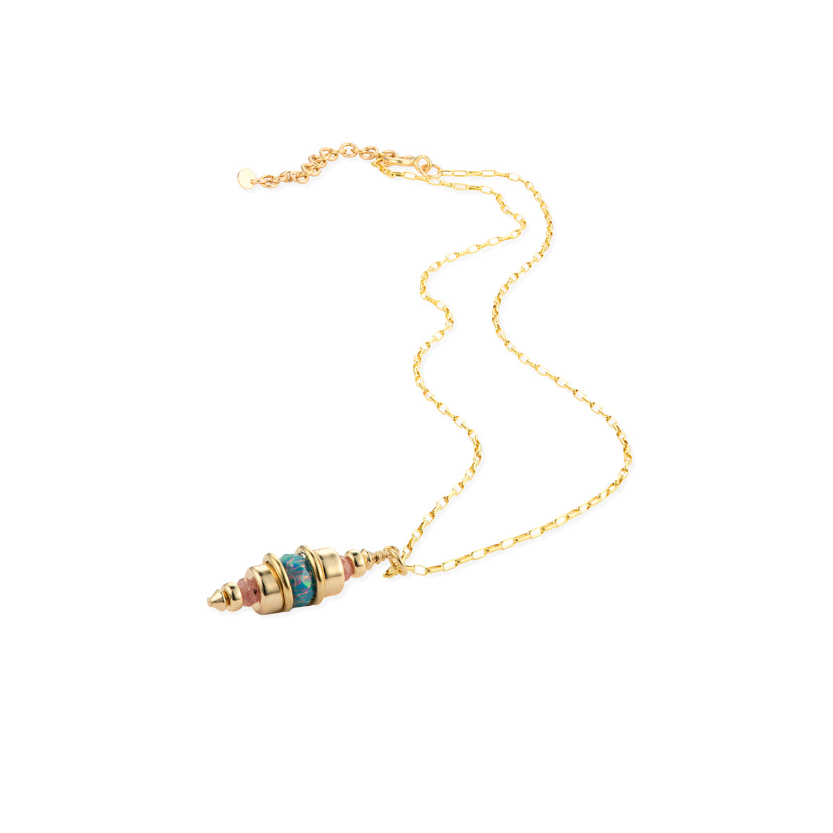 14kt GoldFill/Opal Byzantium Orbit Pendant