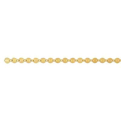 14kt GoldFill Celestial Disc Bracelet
