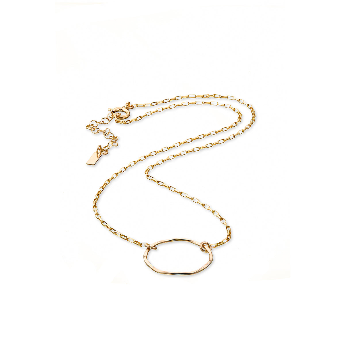 14kt GoldFill Textured Ring Pendant