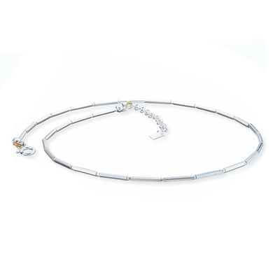 STERLING SILVER LINEAR NECKLACE