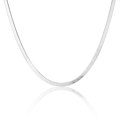 Herringbone Chain - Sterling Silver