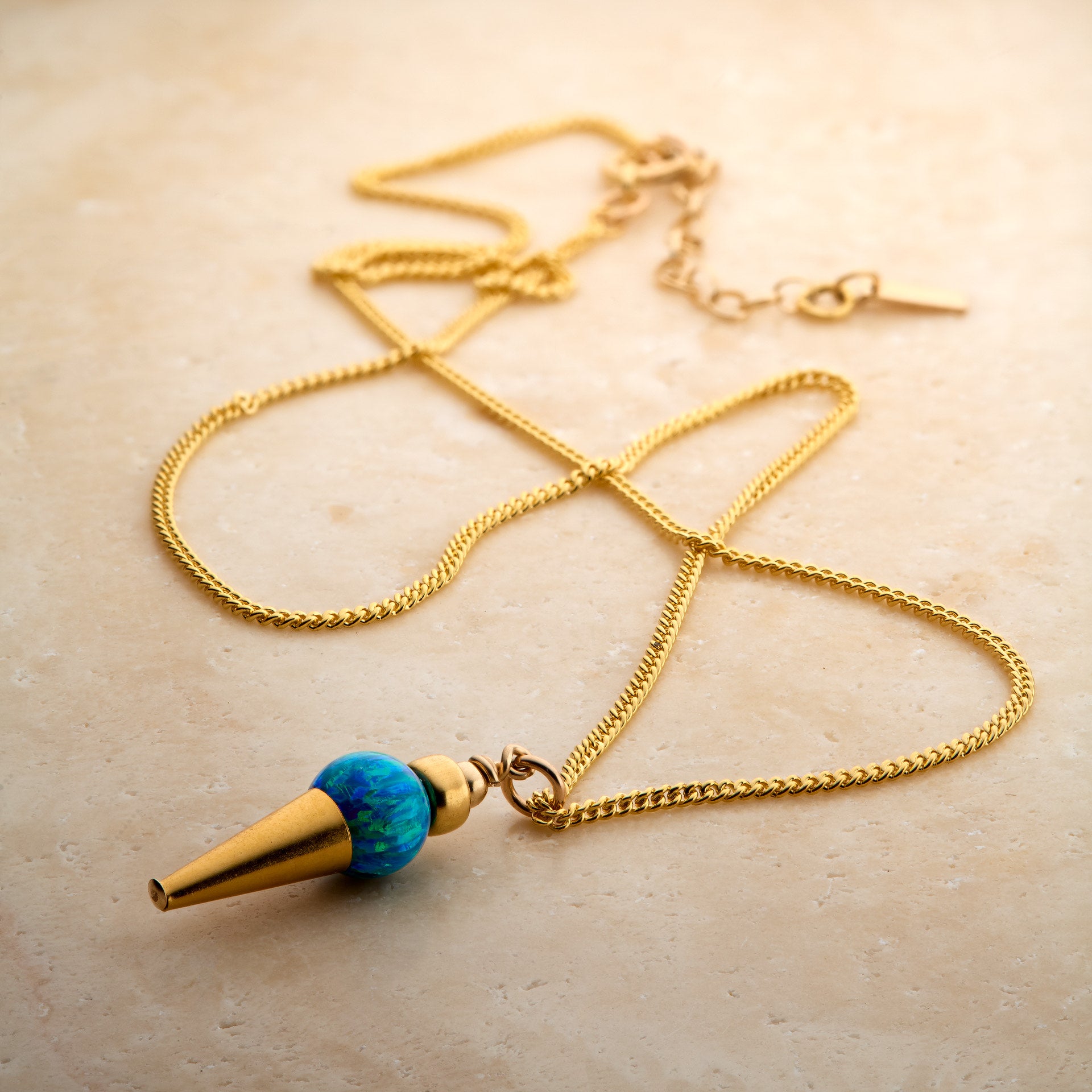 14kt GoldFill/Opal Ocean Point Pendant