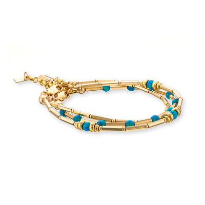 14kt GoldFill/Opal Ocean Bracelet Stack - Set of Three