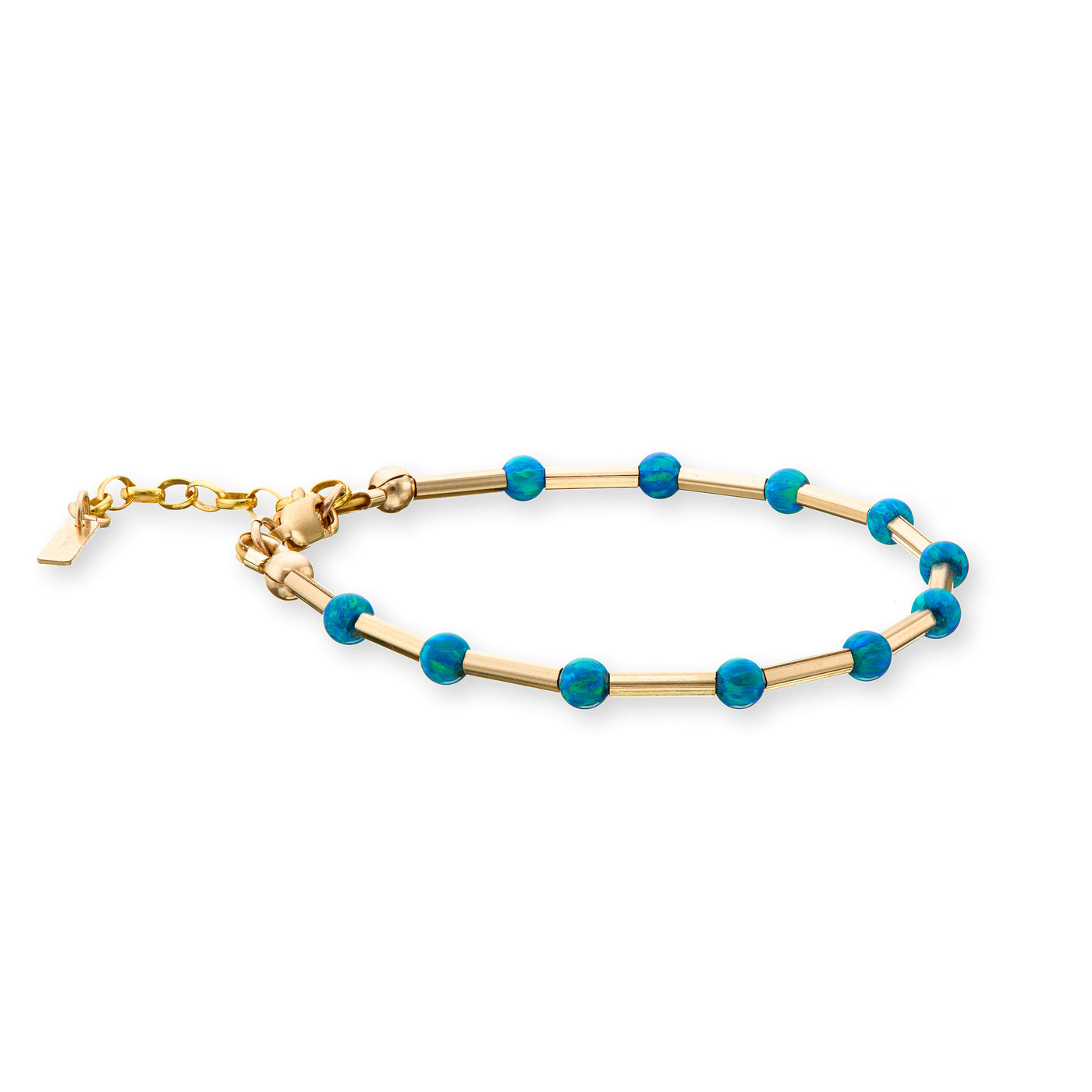 14kt GoldFill/Opal Ocean Bracelet Stack - Set of Three